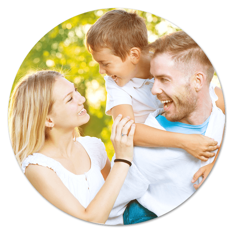 Chiropractic Johns Creek GA Happy Family with Child